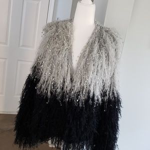 NWT! Zara Shaggy Knit Cardigan